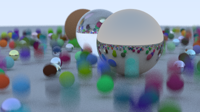 Bouncing spheres