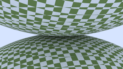 Checkered spheres